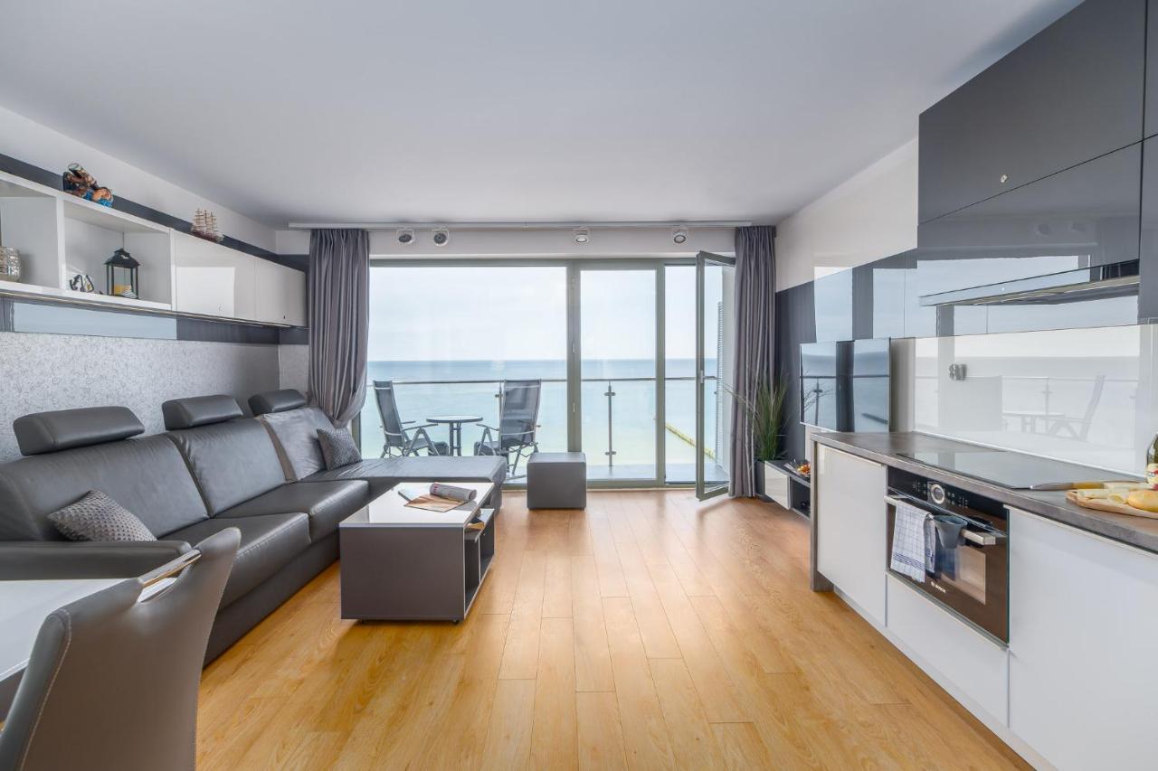 Na Klifie - Apartamenty Komfort, Widok Na Morze, Parking Ustronie Morskie Ngoại thất bức ảnh