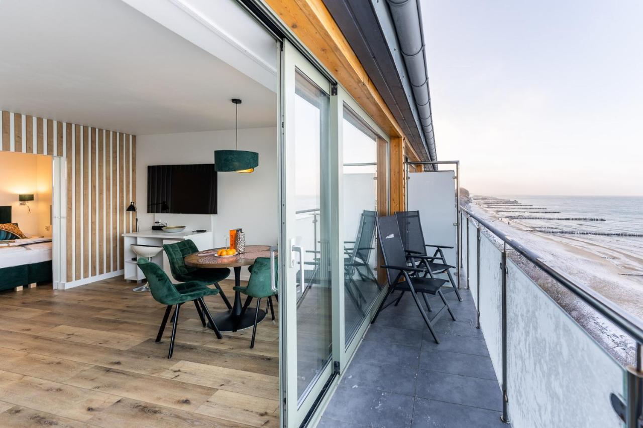 Na Klifie - Apartamenty Komfort, Widok Na Morze, Parking Ustronie Morskie Ngoại thất bức ảnh